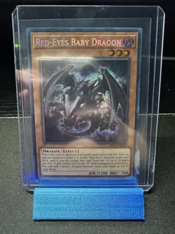 Yugioh Red-Eyes Baby Dragon LDS1-EN010 Secret Rare Limited Edition NM - Image 1