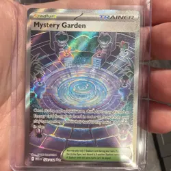 Mystery Garden Ultra Rare Full Art 172/132 Pokemon Mega Evolution English NM - Image 1