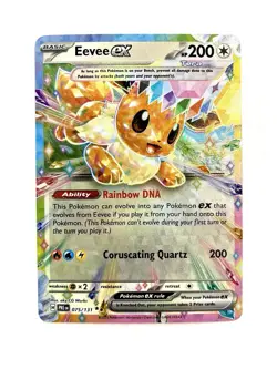 Eevee ex 75/131 Prismatic Evolutions Double Rare Holo Pokemon TCG Card NM - Image 1