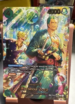 Roronoa Zoro - PRB02-006 (SP) PRB02-006 The Azure Sea's Seven Foil NM/M - Image 1