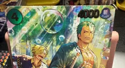 Roronoa Zoro - PRB02-006 (SP) PRB02-006 The Azure Sea's Seven Foil NM/M - Image 2