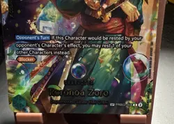 Roronoa Zoro - PRB02-006 (SP) PRB02-006 The Azure Sea's Seven Foil NM/M - Image 3