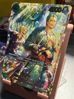 Roronoa Zoro - PRB02-006 (SP) PRB02-006 The Azure Sea's Seven Foil NM/M - Image 4