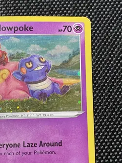 Galarian Slowpoke SWSH126 HD Galaxy & Normal Swirl Pokemon Black Star Promo LP+ - Image 4