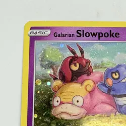 Pokemon Galarian Slowpoke SWSH126 HD Galaxy Swirl Black Star Promo Card 2021 - Image 5