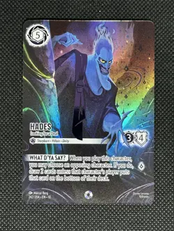 Hades - Looking for a Deal 242/204 Disney Lorcana Whispers in the Well ICONIC - Image 1