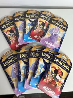 Disney Lorcana TCG The First Chapter Booster Blister Sealed 1 pack. Random Art. - Image 1