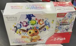 Pokemon Prismatic Evolutions ETB & Booster Bundle - Costco 2 Pack - NEW & SEALED - Image 1