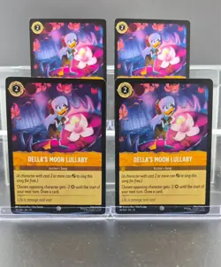 Disney Lorcana Della's Moon Lullaby 28/204 Whispers in the Well Common 4 Cards - Image 1