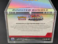 Pokemon SV8.5 Prismatic Evolutions Sealed Booster Bundle Display W/Acrylic Case - Image 3