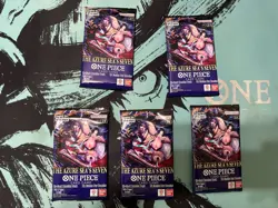 One Piece OP-14-EB04 Sealed Booster Pack Sealed Lot Of 5! English OPTCG New - Image 1