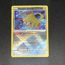 Pokemon Radiant Jirachi 120/195 Swsh12: Sword & Shield - Silver Tempest Holo - Image 1