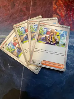 4x Arven 166/198 186/197 - Scarlet & Violet Base Pokemon TCG - Trainer Playset - Image 1