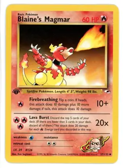 1st Edition Gym Heroes Non Holo Pokemon Card Singles - Choose Your Cards - Image 2