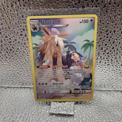 Pokemon TCG SM Cosmic Eclipse Stoutland 248/236 Full Art Secret Rare Holo NM - Image 1