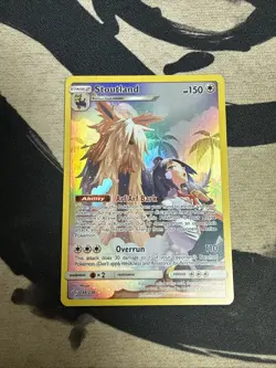 Stoutland (Secret) 248/236 Secret Rare Holo NM Pokemon SM - Cosmic Eclipse - Image 1