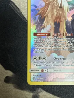 Stoutland (Secret) 248/236 Secret Rare Holo NM Pokemon SM - Cosmic Eclipse - Image 5