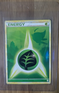 Pokemon Card 2010 heartgold soulsilver CELEBI Grass Energy 115/123 - Image 2