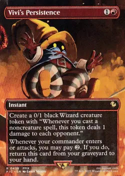 Vivi's Persistence (Borderless) - Commander: FINAL FANTASY (FIC) - Image 1