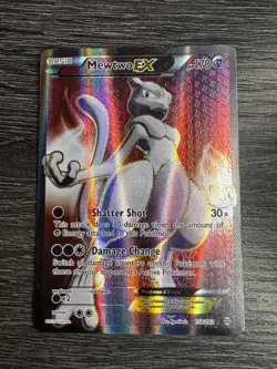 Mewtwo EX (158 Full Art) 158/162 Pokemon XY Breakthrough Holo NM - Image 1