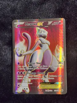 Pokemon XY Breakthrough Mewtwo EX 158/162 Full Art NM - Image 1