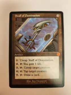 Staff of Domination M The Brothers' War: Retro Frame Artifacts 56 NM Near Mint - Image 1