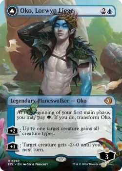 MTG Lorwyn Eclipsed BORDERLESS M Oko, Lorwyn Liege #0287 - Magic the Gathering - Image 1