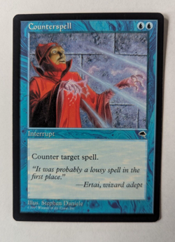 Magic Mtg Tempest Counterspell near mint - Image 1