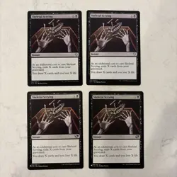 Magic the Gathering MTG Skeletal Scrying Play Set Of 4 - Image 1