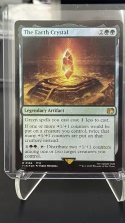Magic MTG The Earth Crystal - FINAL FANTASY (FIN) FFIII 0184 Foil - Image 1