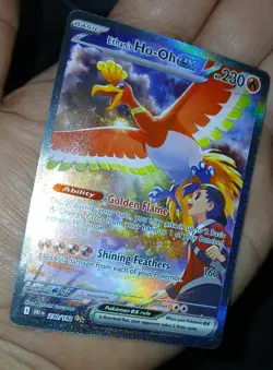 Ethan's Ho-Oh ex 230/182 Sv10: Destined Rivals Holo Pack To Sleeve Pokemon Card - Image 2