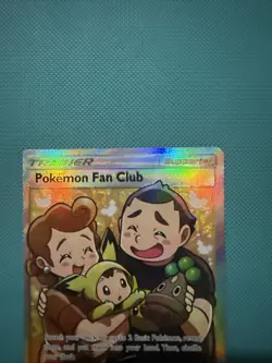 Pokemon Fan Club Full Art 155/156 Sm-Ultra Prism Holo NM+ - Image 2