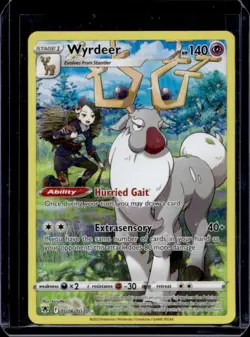 2022 Pokemon Astral Radiance Wyrdeer Trainer Gallery FA Rare #TG06/TG30 - Image 1