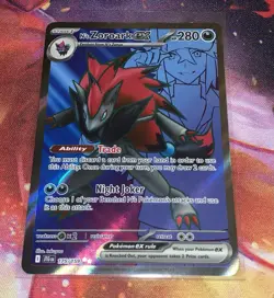 Pokemon TCG N's Zoroark ex Full Art 175/159 Journey Together Holo NM - Image 1
