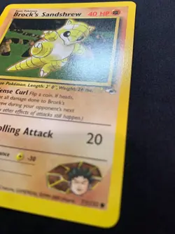 BROCK'S SANDSHREW - 071/132 - GYM HEROES - POKEMON CARD - LP - Image 3