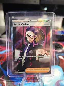 Pokemon TCG BOSS’S ORDERS ASCENDED HEROS (ASC EN) FULL ART 256/217 NM - Image 1