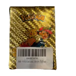 NEW Pokemon Gold Foil Card Deck Sealed Pack. BRAND NEW . Collectible! - Image 1