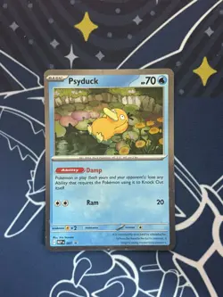 Psyduck Cosmos Holo MEP007 Black Star Promo Pokemon Mega Evolution Near Mint - Image 1