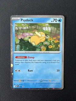 Psyduck Cosmos Holo MEP007 Black Star Promo Mega Evolution Pokemon TCG - Image 1