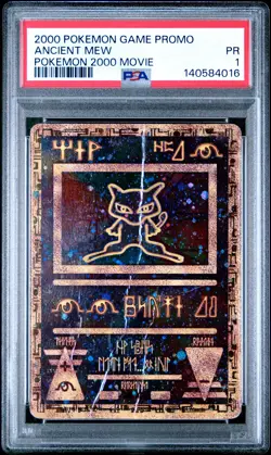 2000 POKEMON GAME MOVIE POKEMON 2000 MOVIE ANCIENT MEW PSA 1 - Image 1