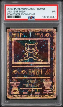 2000 POKEMON GAME MOVIE POKEMON 2000 MOVIE ANCIENT MEW PSA 1 - Image 1