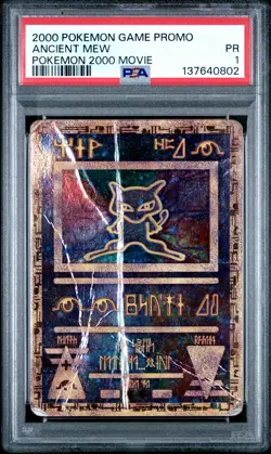 2000 POKEMON GAME MOVIE POKEMON 2000 MOVIE ANCIENT MEW PSA 1 - Image 1