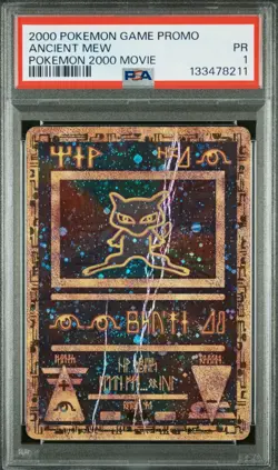 2000 POKEMON GAME MOVIE ANCIENT MEW POKEMON 2000 MOVIE - PSA 1 - Image 1