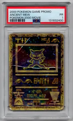 2000 Pokemon Game Movie Promo Ancient Mew PSA 1 - Image 1