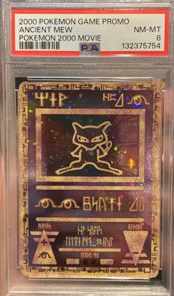 2000 POKEMON GAME MOVIE POKEMON 2000 MOVIE ANCIENT MEW PSA 8 #1 - Image 1