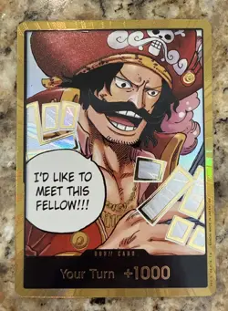 One Piece TCG English OP13 GOLD Don!! Card - Carrying On His Will - Image 1
