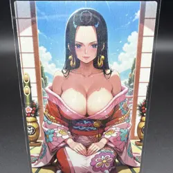 Boa Hancock One Piece Anime Waifu Card Doujin ACG Goddess Holo - Image 1