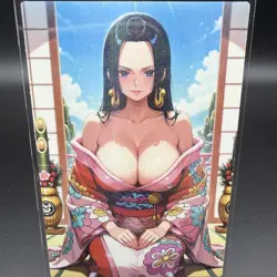 Boa Hancock One Piece Anime Waifu Card Doujin ACG Goddess Holo - Image 2
