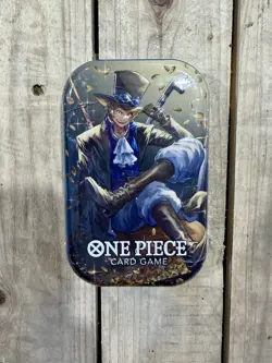 One Piece TCG Card Game - Sabo Mini Tin Vol.2 English 2 Packs Of OP 13 - Image 1