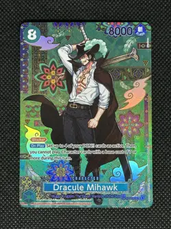 Dracule Mihawk - OP12-030 (SP) - The Azure Sea's Seven (OP14) - English - Image 1